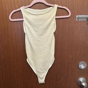 NWOT Free People Open Back Bodysuit
